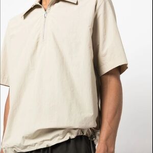 NWOT Nanushka Marvin Shell Half-Zip Shirt